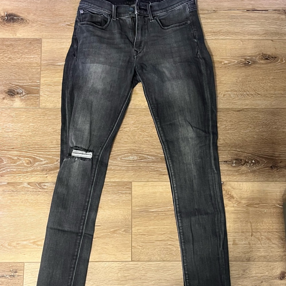Express Women's Black Distressed Jeans
